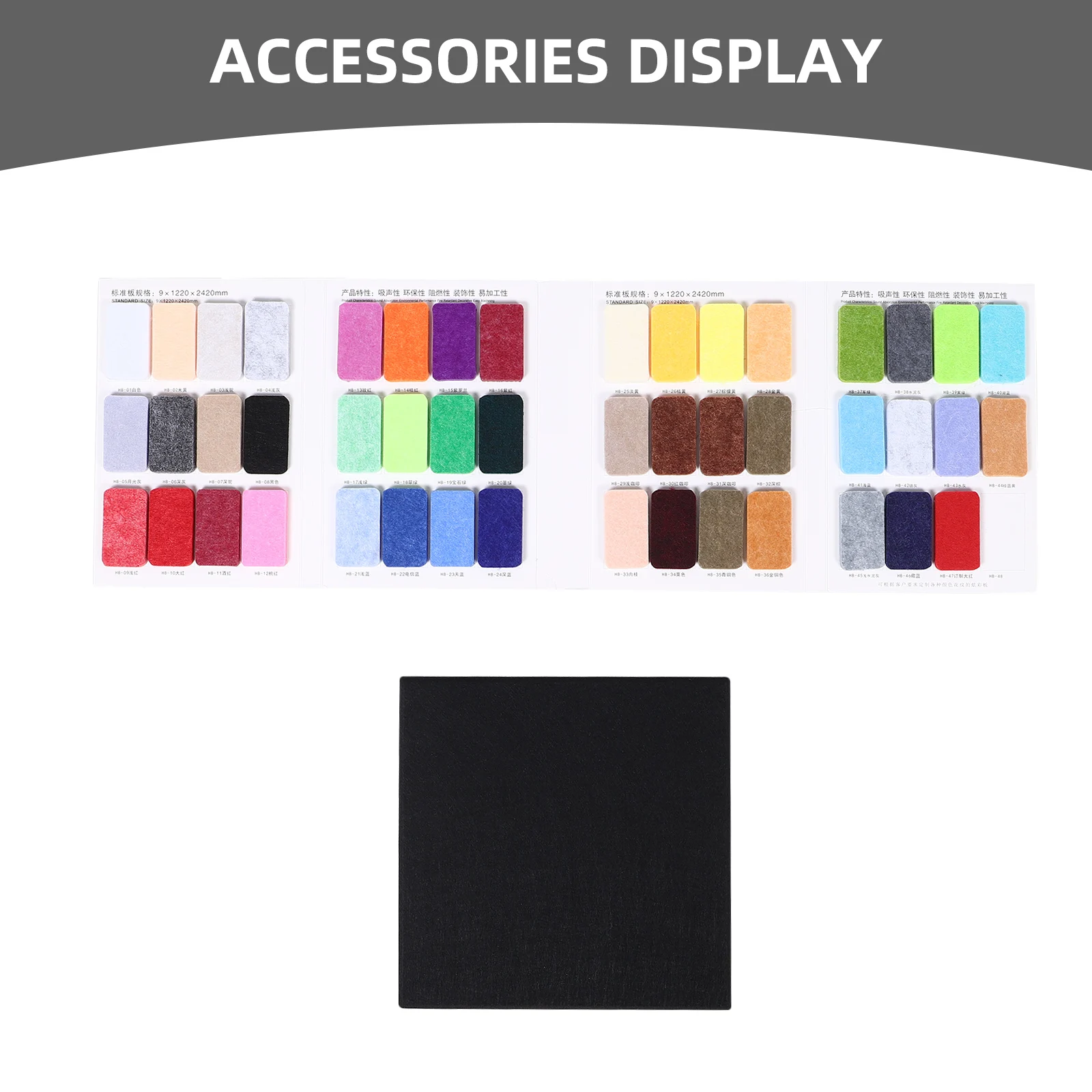 72Pcs Noise Reduction Acoustic Panels Lightweight Polyester Fiber Wall Tiles Self Adhesive Sound Absorbing Boards for Studio