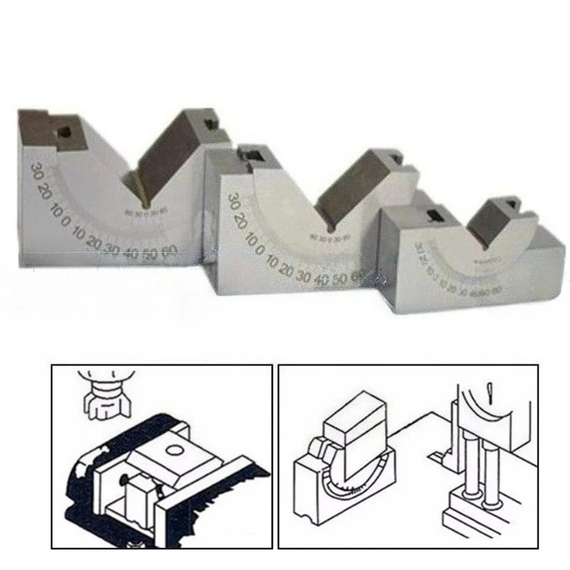 Precision Adjustable Angle V-Block Set AP25 AP30 AP46 0-60 Degree for Micro Milling Setup Workshop Calibration