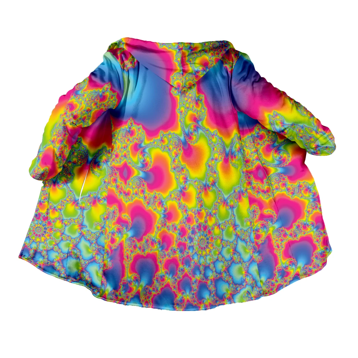 تأثيري الملونة مخدر تريبي الوشم خمر الرجعية 3DPrint Harajuku الشارع الشهير معطف الشتاء هودي عباءة جاكيت من الصوف T #5