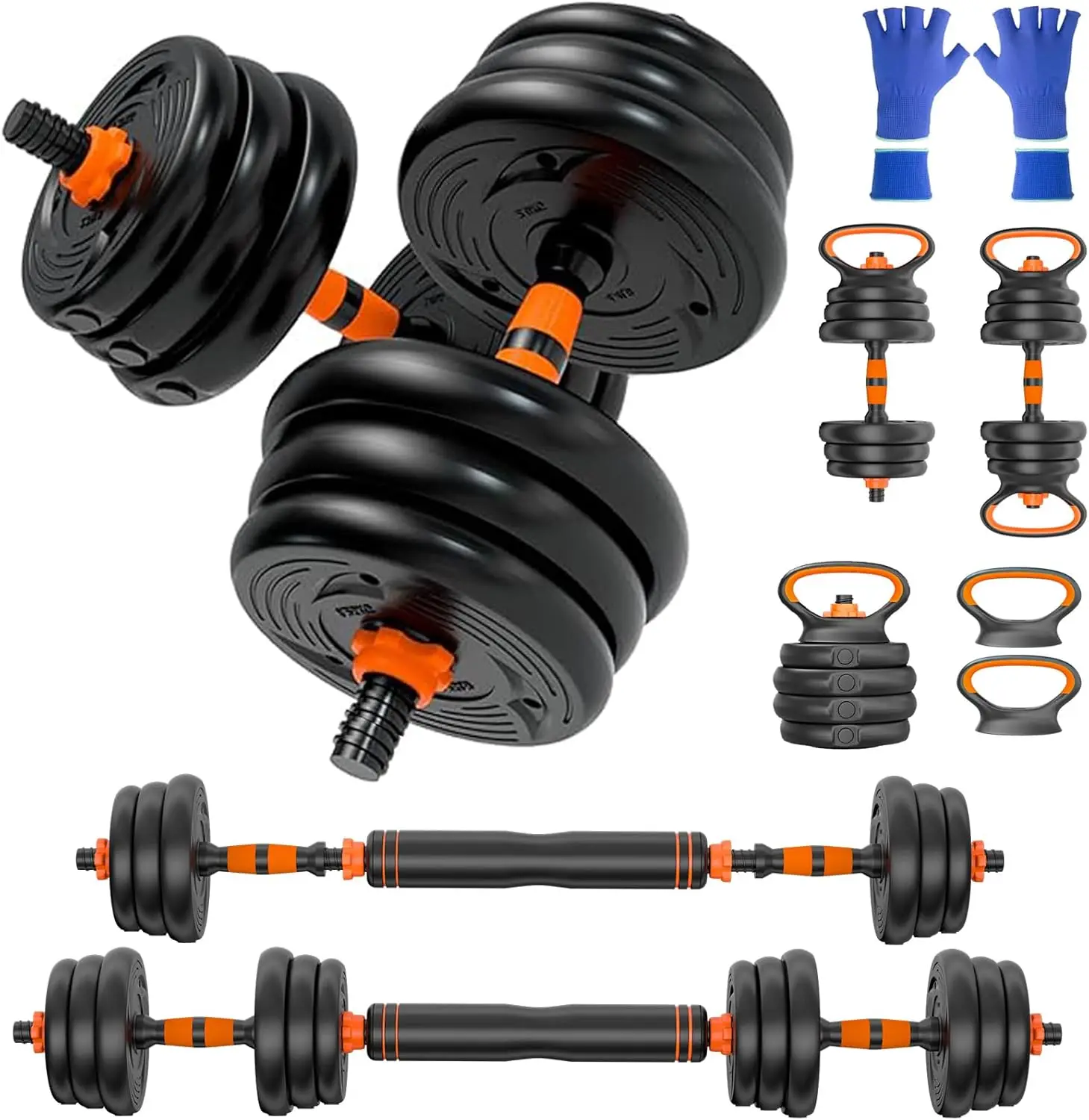 

Adjustable Dumbbells Weights Set 20lbs/33lbs/44lbs for Indoor Workout Dumbbell Weight Barbell Perfect for Bodybuilding