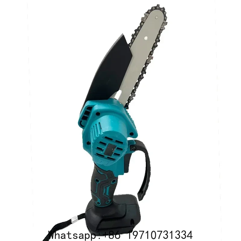 1700RPM 6 Inch Mini Li-Ion Electric Chainsaw One Hand Portable Electric Saw Fit 18V Makita Battery (No Battery)