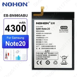 NOHON EB-BN980ABU Battery for Samsung Galaxy Note 20 9 10 Plus Note20 Note10+ SM-N9810 SM-N9760 SM-N970 Phone Batteries