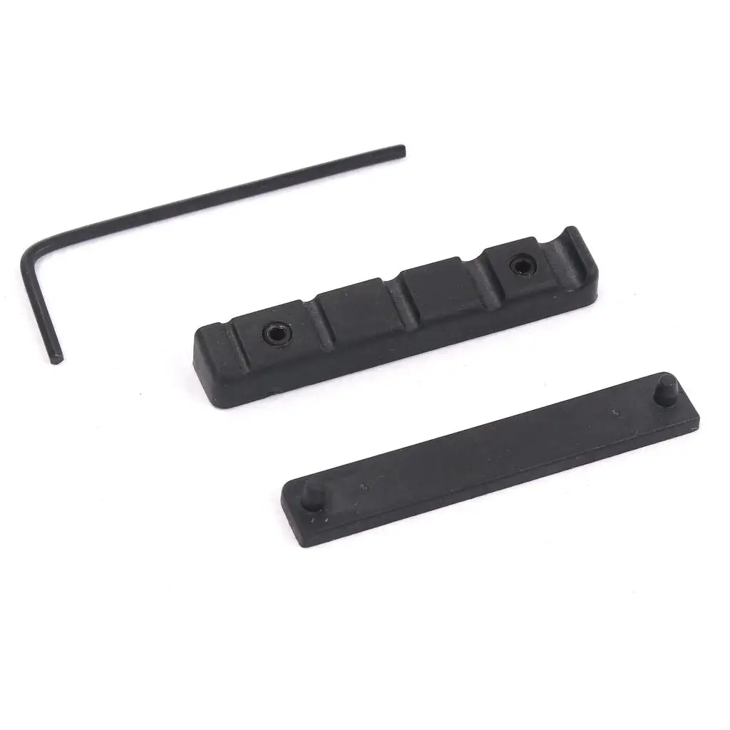43mm Guitar Bone Nut Slotted Pre Cut Bass Guitar Accessory Kit for Instrument Maintenance Parts