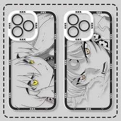 Anime Inuyashas Phone Case For Samsung Galaxy S24 S23 S22 Ultra S21 S20 FE Note 20 10 Plus A15 A25 A35 A55 Soft Silicone Cover