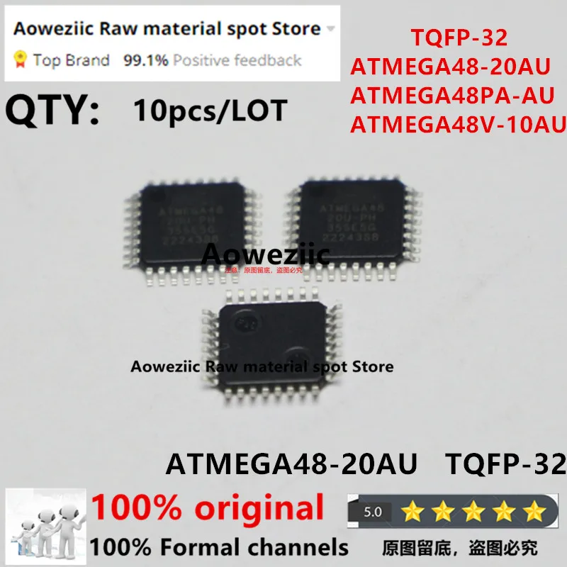 

Aoweziic 2023+ 100% New Imported Original ATMEGA48-20AU ATMEGA48PA-AU ATMEGA48V-10AU TQFP-32 8-Bit Microcontroller