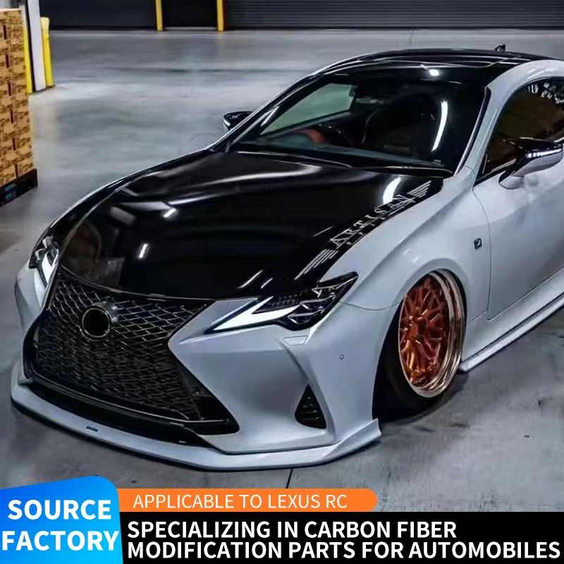 Suitable for Lexus RC Modification ART Small Surround Carbon Fiber Front Grille Lip Accessories