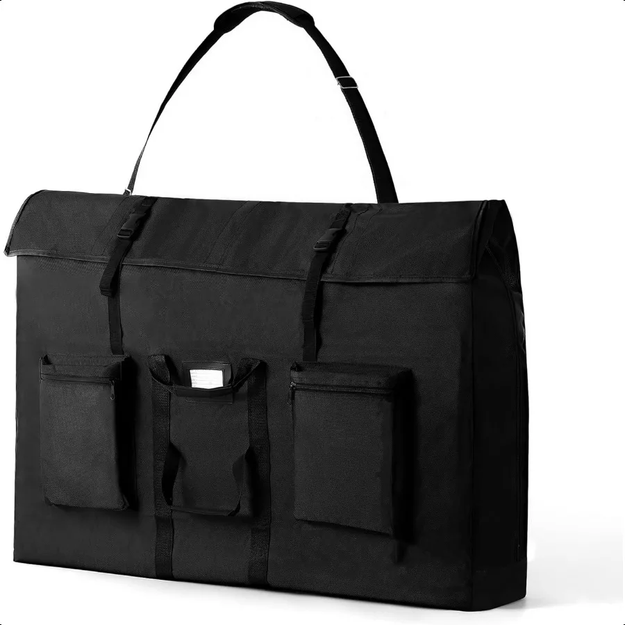 

Premium Oversized Art Portfolio Case 24 x 36 x 6 Inch 25 x 37 Actual Waterproof Soft Sided Frames LCD Screens Monitors TVs Sola