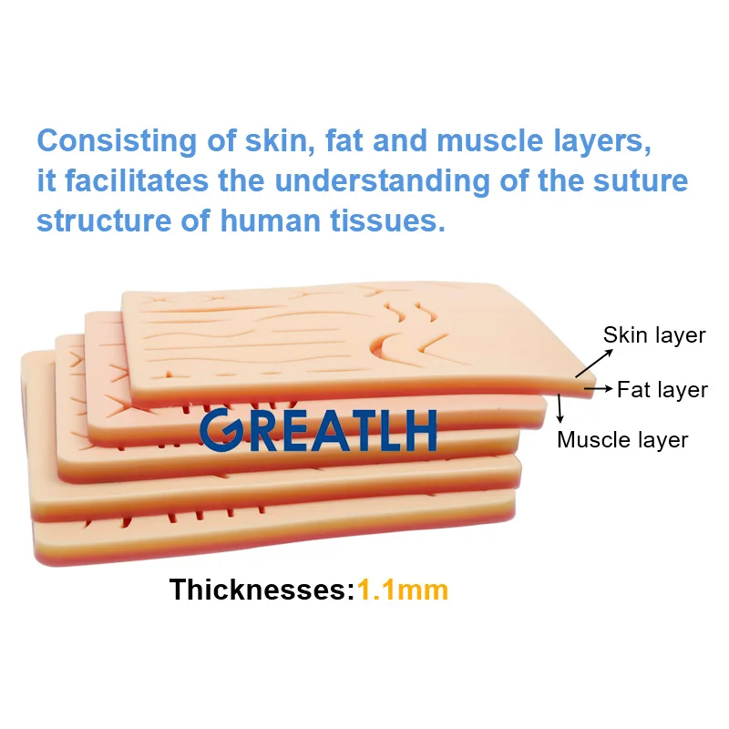 Moduł szwów medycznych do ćwiczeń chirurgicznych Model symulacji ran Model nauczania treningowy