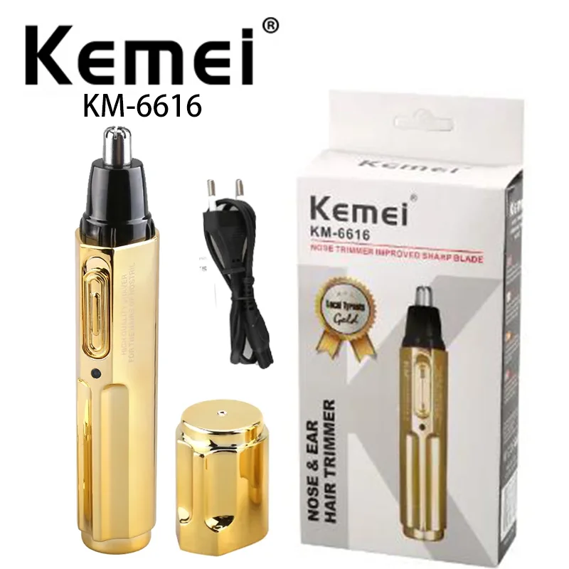 

Kemei KM-6616 Wholesale High Quality Usb Rechargeable Ear Nose Trimmer Electric Nose Hair Trimmer