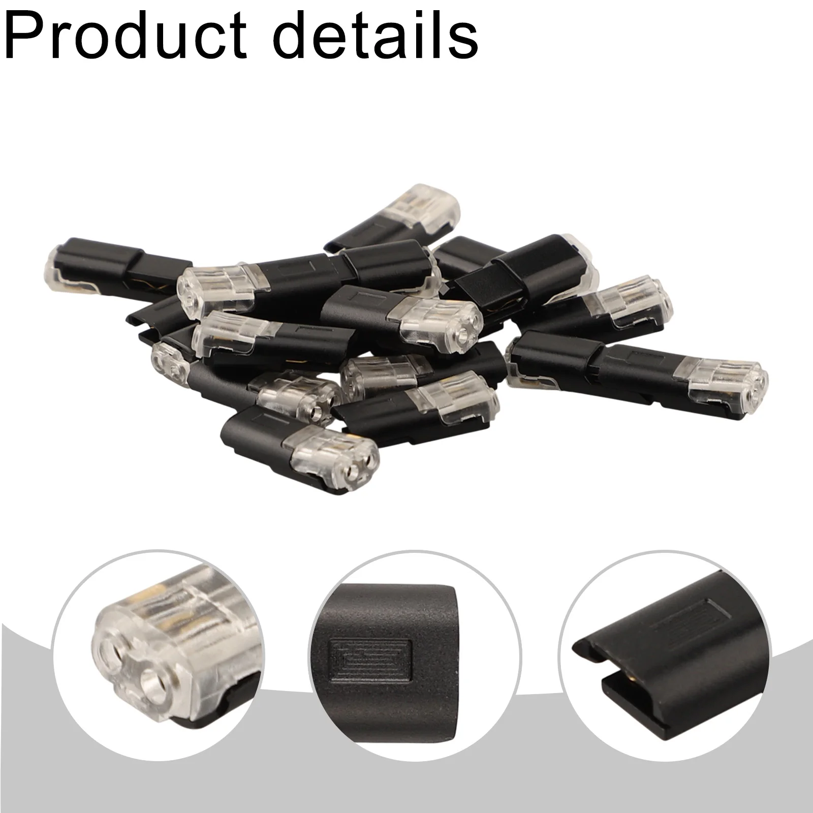 Electrical Connectors Double-Wire Connectors Easy Plug-and-Unplug Functionality Wire Junction Box Electrical Installations
