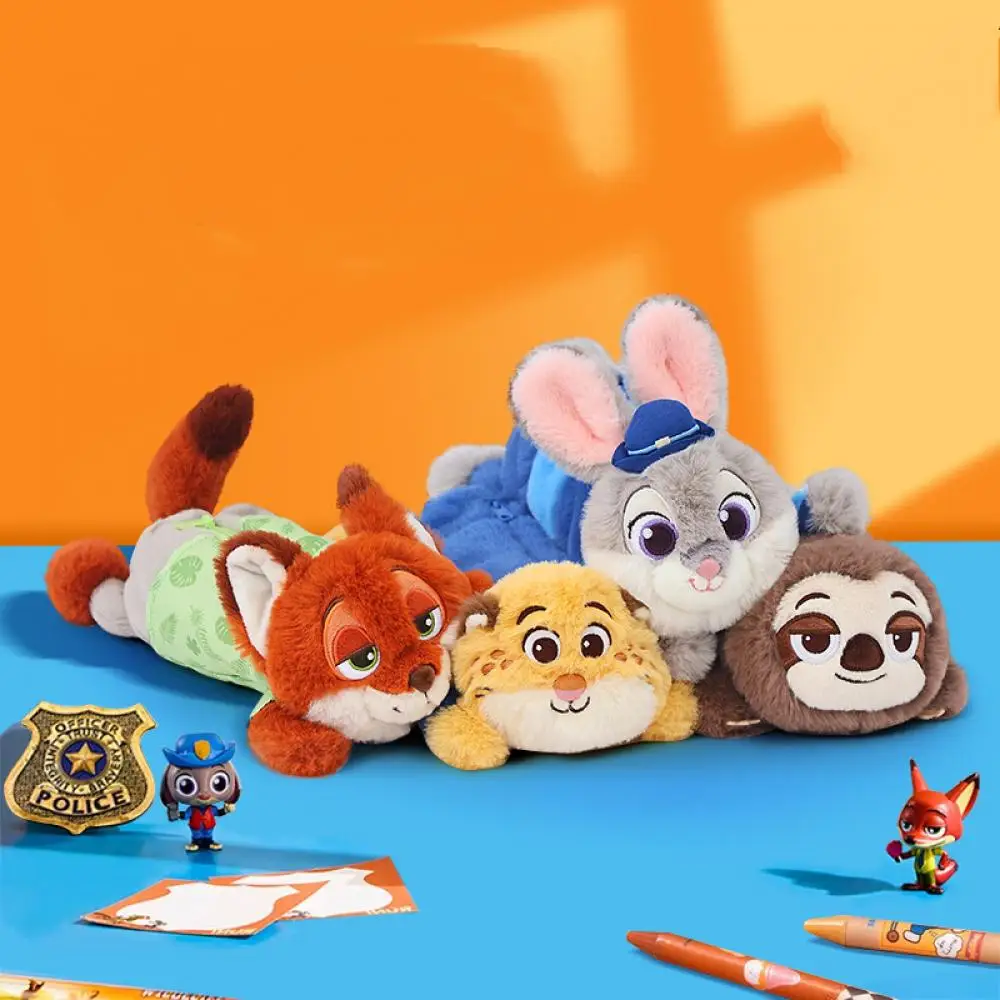 

Disney Zootopia Nick Judith Vitality Series плюшевый пенал Disney милая сумка для хранения мультфильм аниме периферия подарок на праздник для девочек