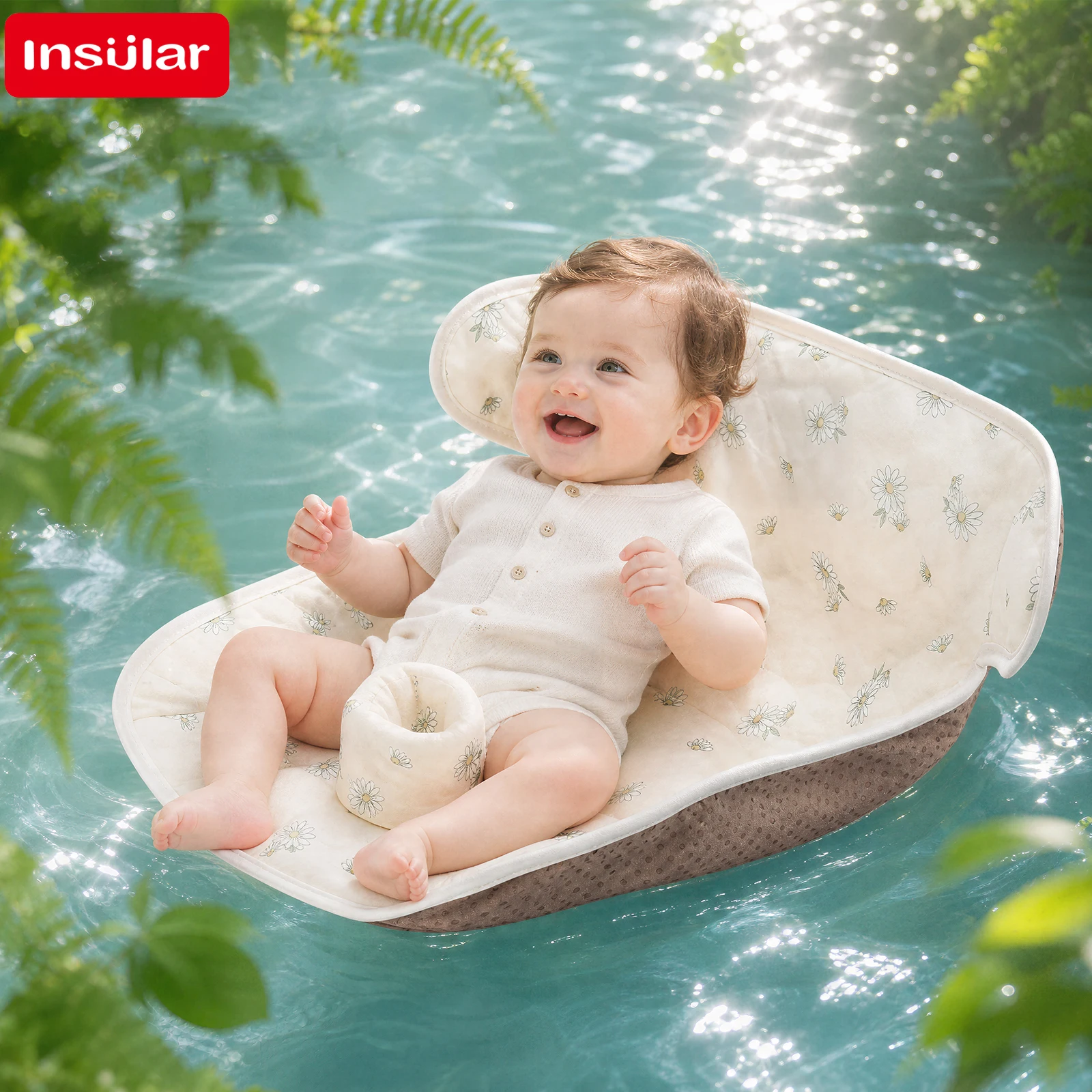 New Mini Baby Cool-Touch Silk Children's Car Seat Urine-Proof Protective Pad Waterproof Baby Stroller Seat Urine-Proof Pad