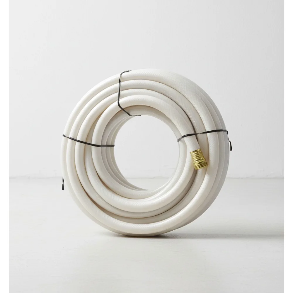

High Pressure Drinking Water Hose - 5/8" x 50', White, Safe for RV & Outdoor Use