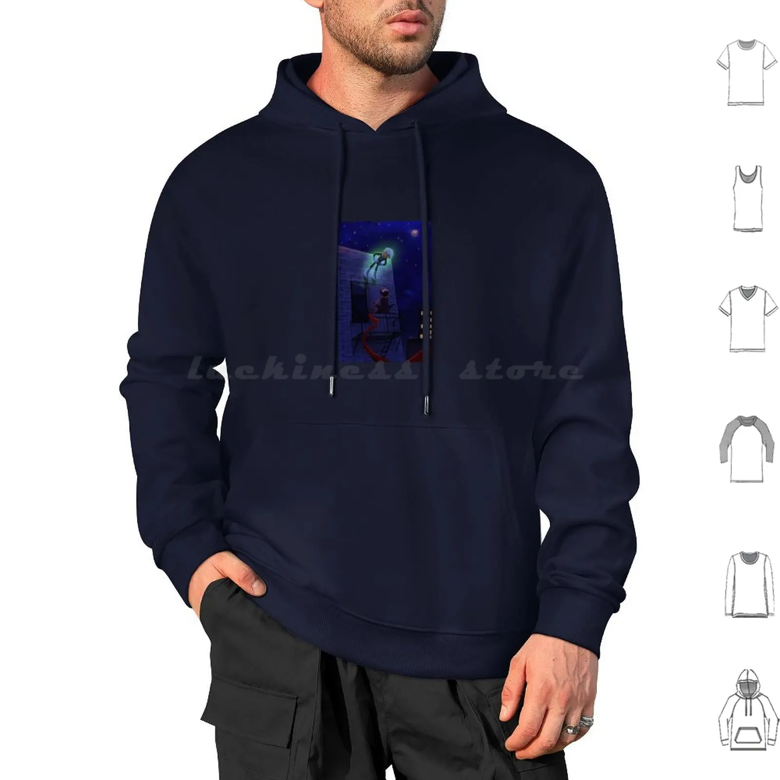 Ectoham On The Balcon Sudaderas con capucha de manga larga Danny Phantom Randy Cunningham The 9th Grade Rc9gn Danny Fenton Randy