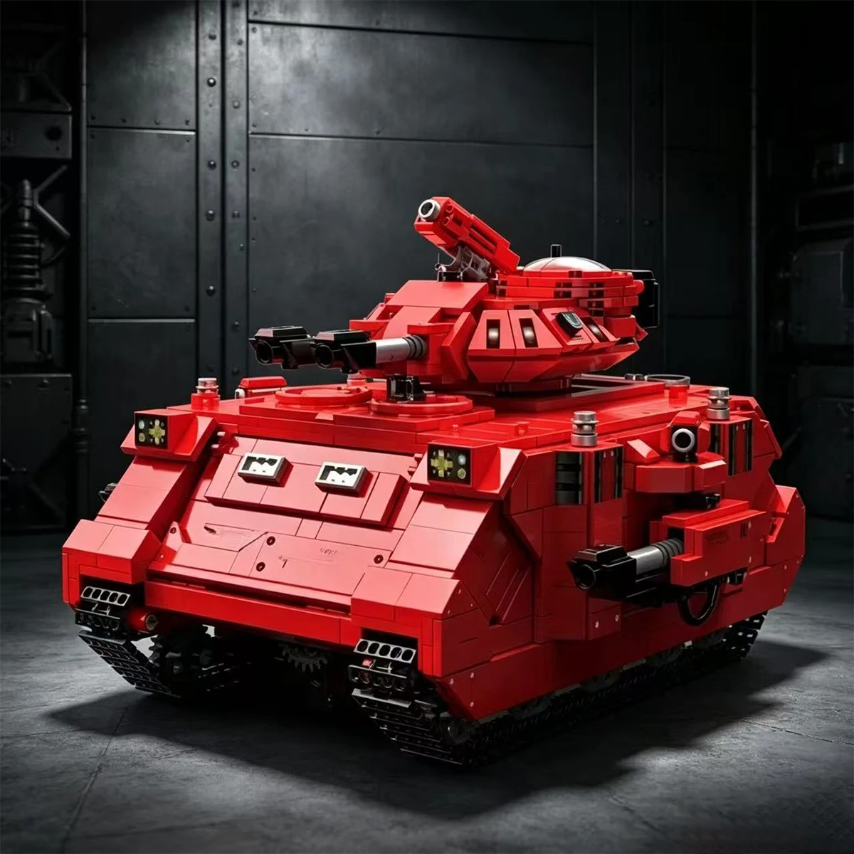 1618PCS Holy Blood Angel Predator Tank Building Blocks WW2 Army Tanks Bricks Model Toys For Adult Birthday Gift Set MOC