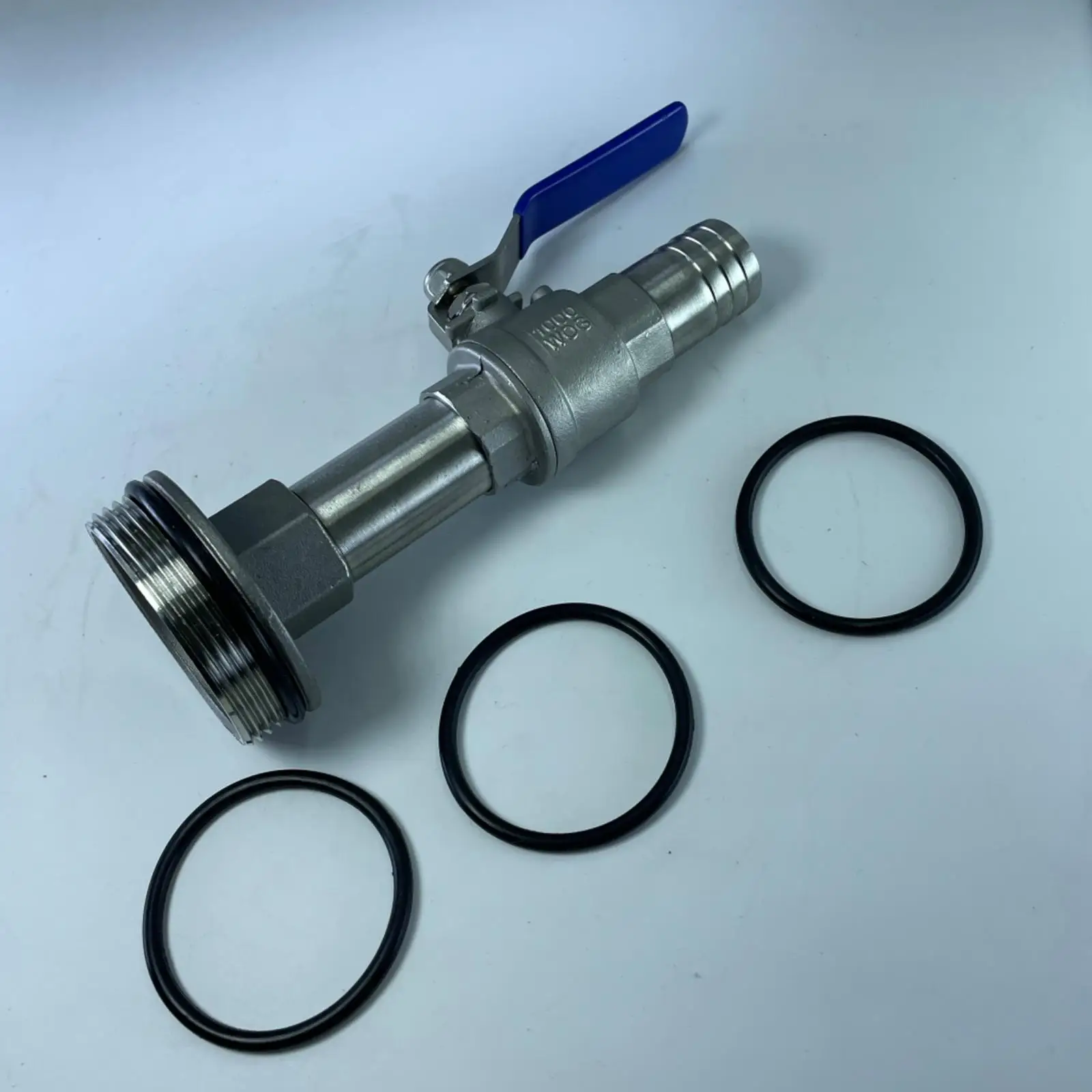 Ball Valve, Keg Spigot, Hardware with Gaskets, Faucet Adapter for Tank, Drum