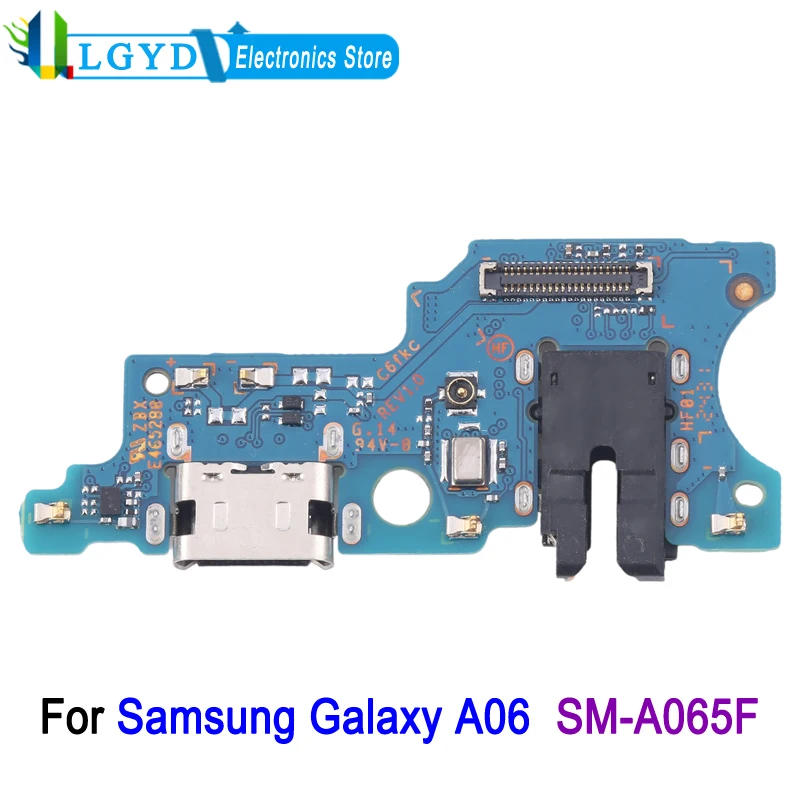 

Плата зарядного порта для Samsung Galaxy A06 SM-A065F, USB-док-станция для зарядки телефона, запасная часть