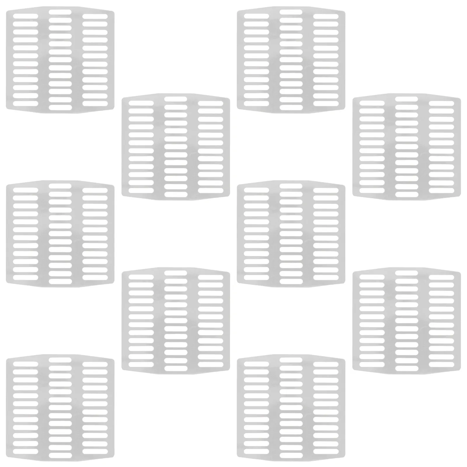 10Pcs Stainless Steel Brick Wall Weep Hole Covers Spring Filler Screens for Drainage Protection Easy Installation Fits Multiple