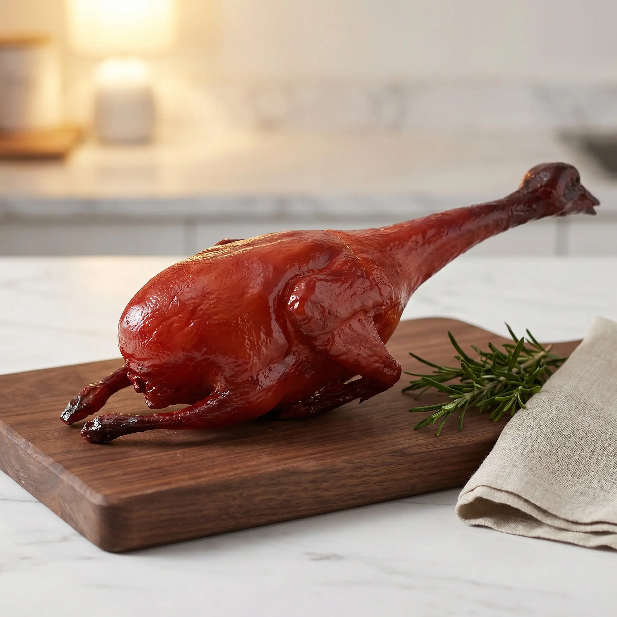 Simulated Roast Pigeon Fake Decor Realistic Hanging Display for Restaurant Window Showcase Photography Exhibition Prop