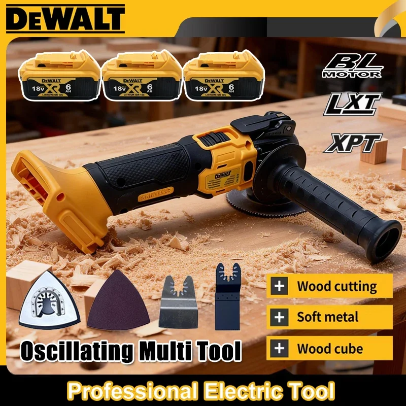 

Бесщеточный аккумуляторный осциллирующий инструмент DEWALT 20000 об/мин с быстрым креплением, электрический триммер-пила для аккумулятора 18В