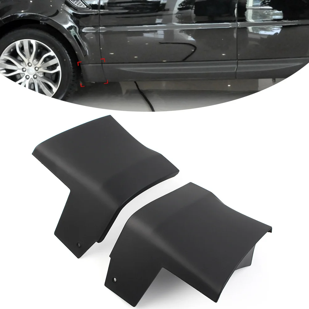 2Pcs Car Front Lower Fender Side Corner Proector Molding For Land Rover Range Rover Sport 2014 2015 2016 2017 LR044137 Black