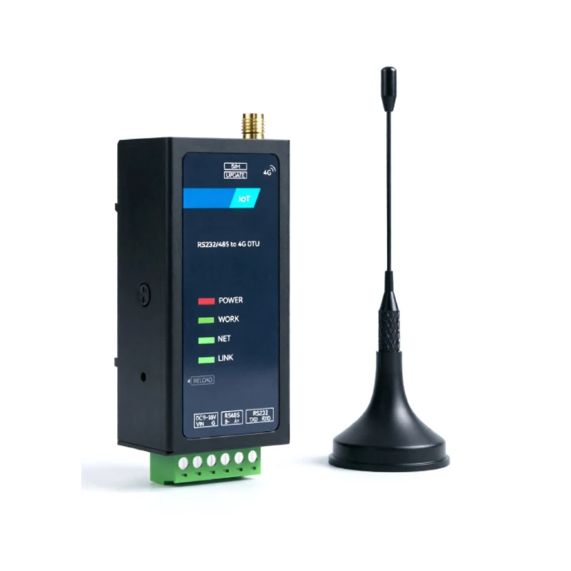 RS485/232 dual serial port to 4G communication CAT1 IoT MQTT wireless communication module with universal network support