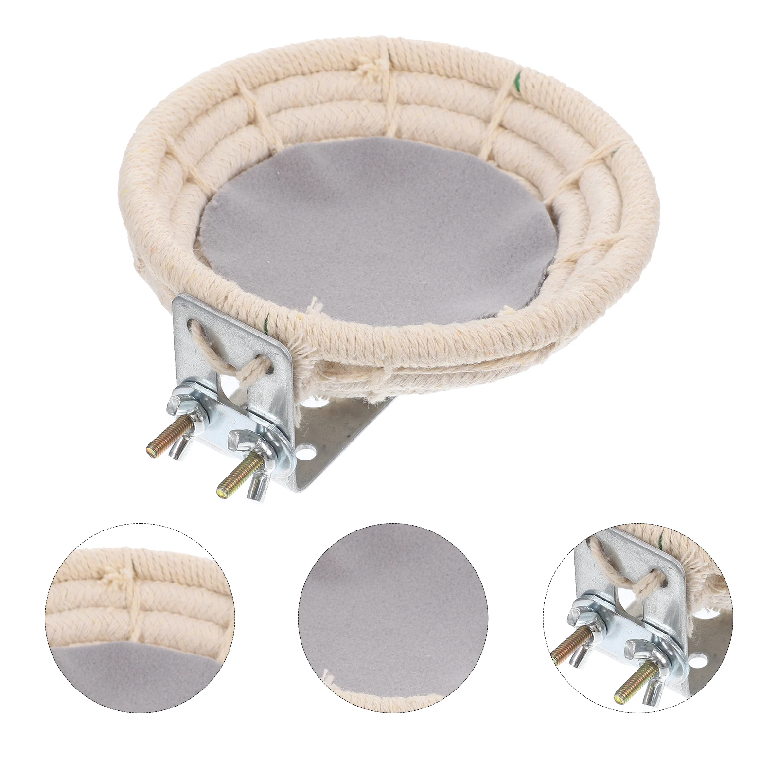 

Hemp Rope Bird Nest Hand-weaved Breeding Birdcage House Breathable Home Decoration