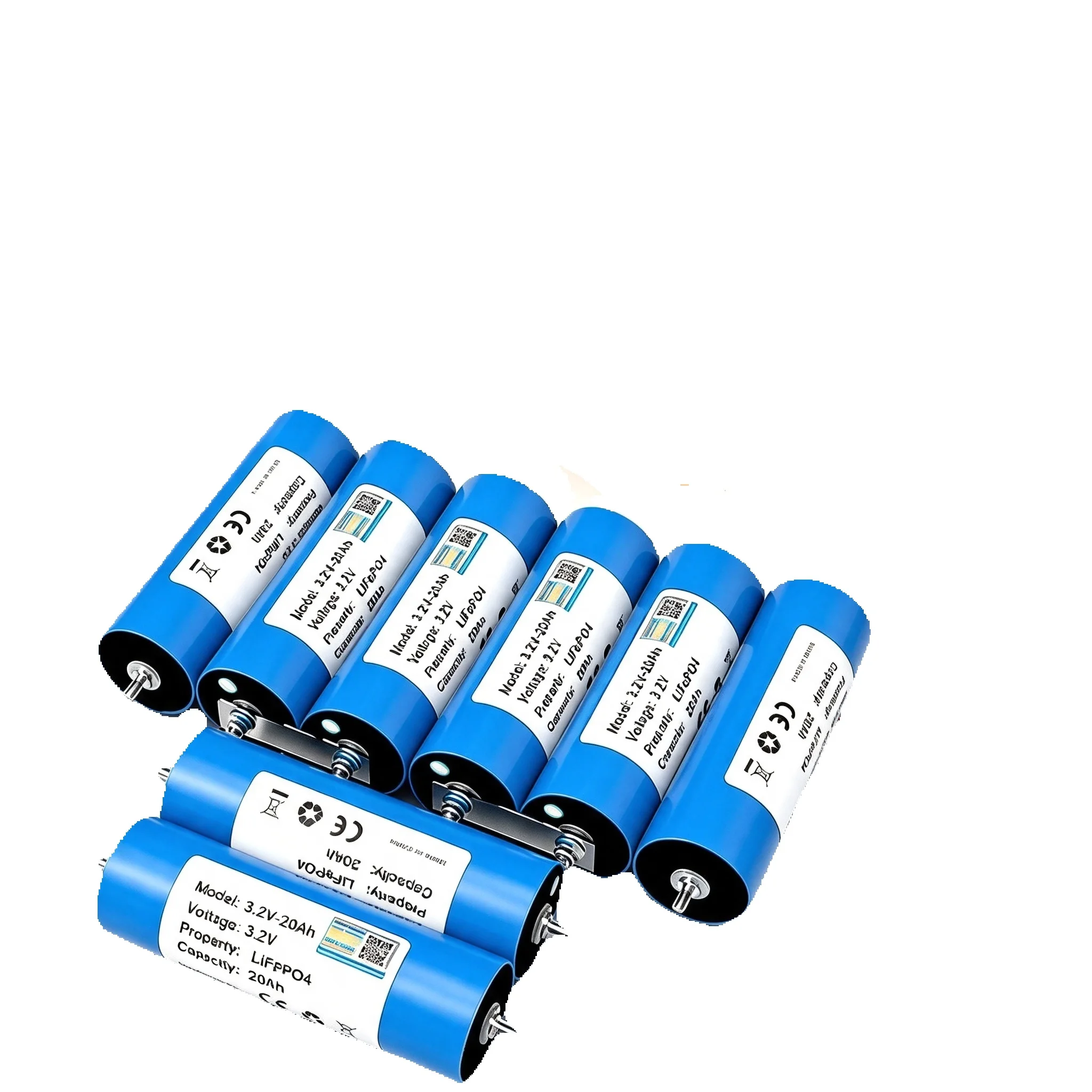 VariCore 3,2V 20Ah LiFePO4-Batteriezelle, Deep Cycle, geringer Innenwiderstand, für DIY 12V/24V-Akkupacks, Solarenergiespeicher, Wohnmobile und netzunabhängige Stromversorgung