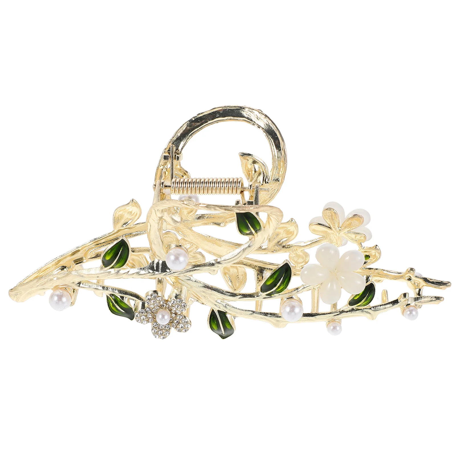 

Floral Metal Hair Claw Clip Lightweight Vintage Inspired Design Perfect for Buns and Updos Women Fashion Hair Accessory Summer