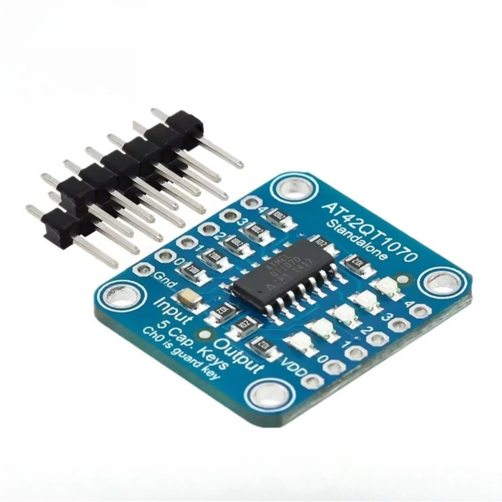 1-個-at42qt1070-5-パッド容量性タッチセンサーモジュール-arduino-i2c-インターフェースタッチパッドキーパッド制御用