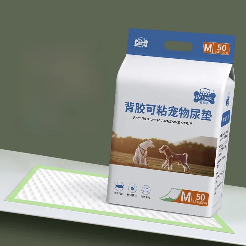 

Thiened Pet Urinal Mat Adhesive Fixed Dog Training Pad High Absorbency Water Absorbing Pad Universal Pet Care Supplies