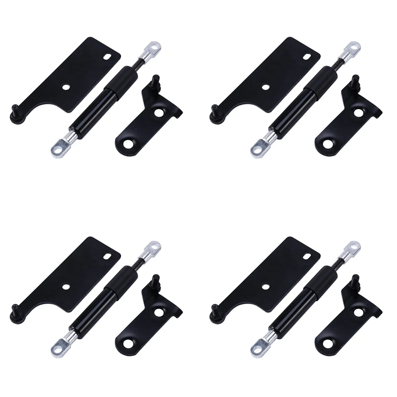 

4X для Toyota Hilux GUN125 Revo 2015 2016 2017, аксессуары для пикапа, задняя дверь из нержавеющей стали, замедленный газовый амортизатор