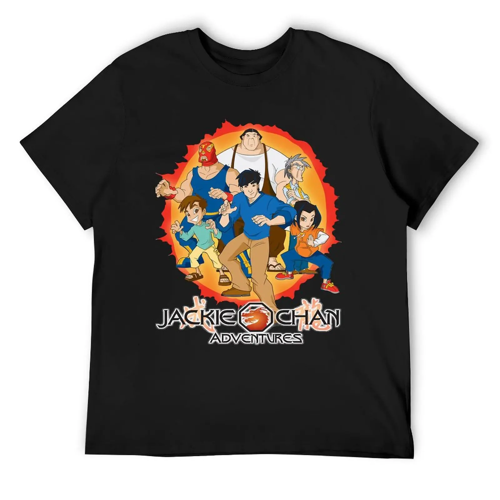 

Jackie Chan Adventures T-Shirt summer clothes custom t shirt blue archive graphics men t shirts