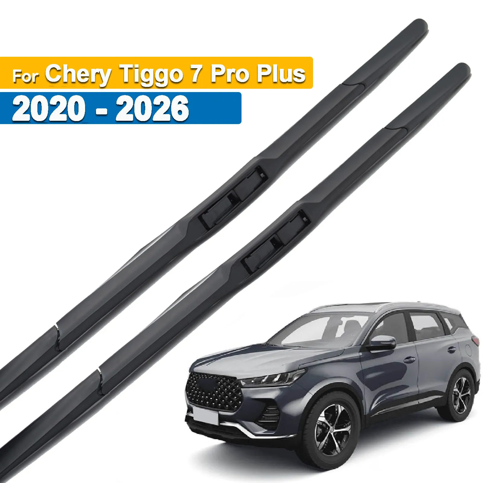 

Erick's Wiper Front Hybrid Wiper Blades For Chery Tiggo 7 Pro Plus 2020 - 2026 Windshield Windscreen Window Rain Brushes 22"+17"