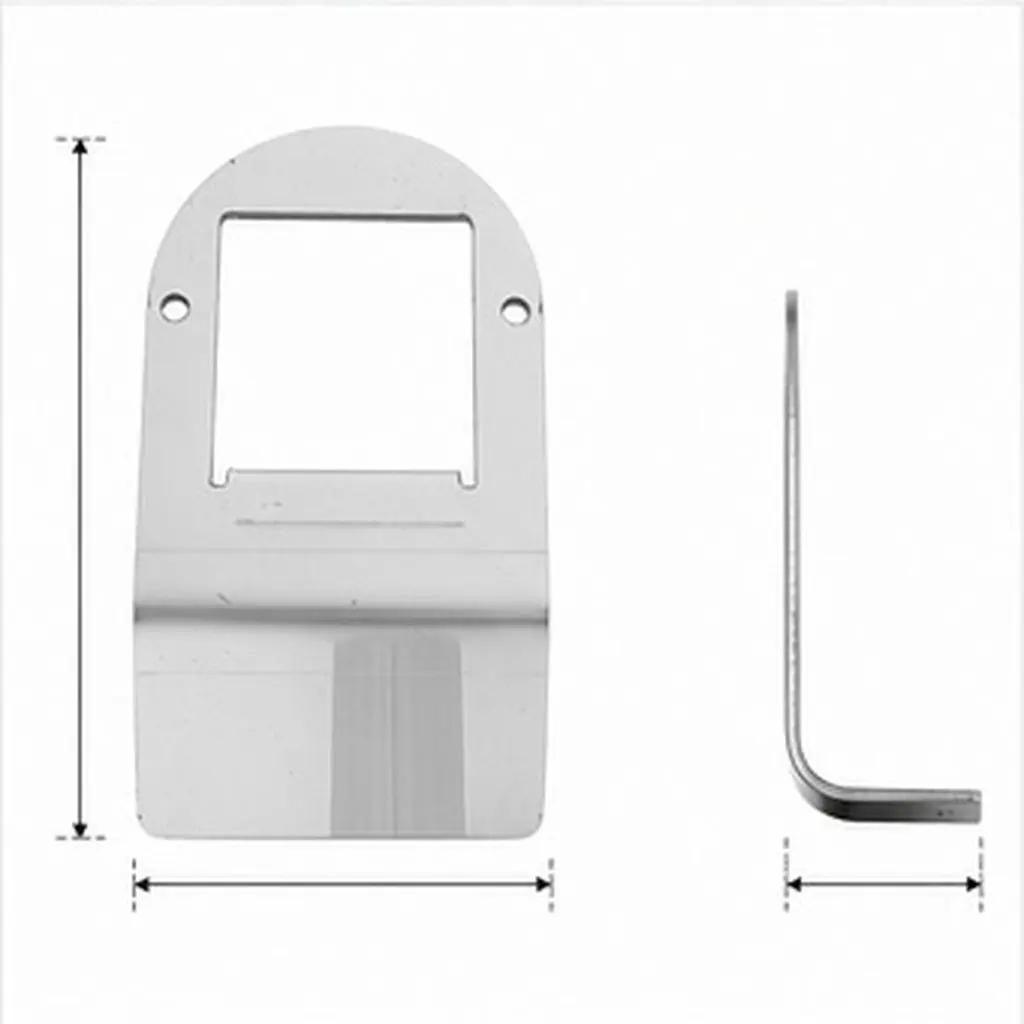 Stainless Steel Watermelon Light Bracket Universal Rv Truck Car Underbody LED Mounting Glow Lamp Auxiliary Frame Bracket