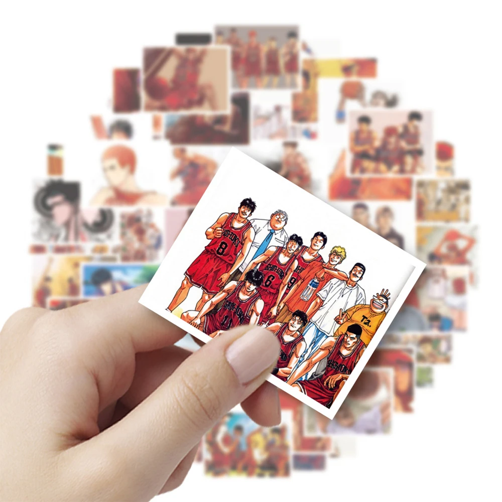 10/30/60pcs Sakuragi Hanamichi Slam Dunk Stickers Miyagi Ryota Mitsui Hisashisticker Wall Laptop Skateboard Anime Posters Decal