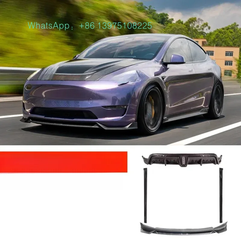 

Latest car bumper modification lip diffuser accessory body kit, suitable Y-type vehicles.