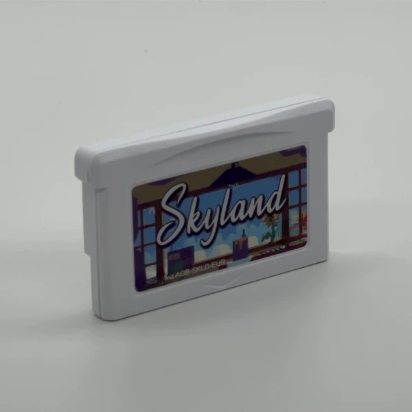 GBA Game Cartridge 32 Bit Video Game Console Card Sky Land High Quality White Shell English Language