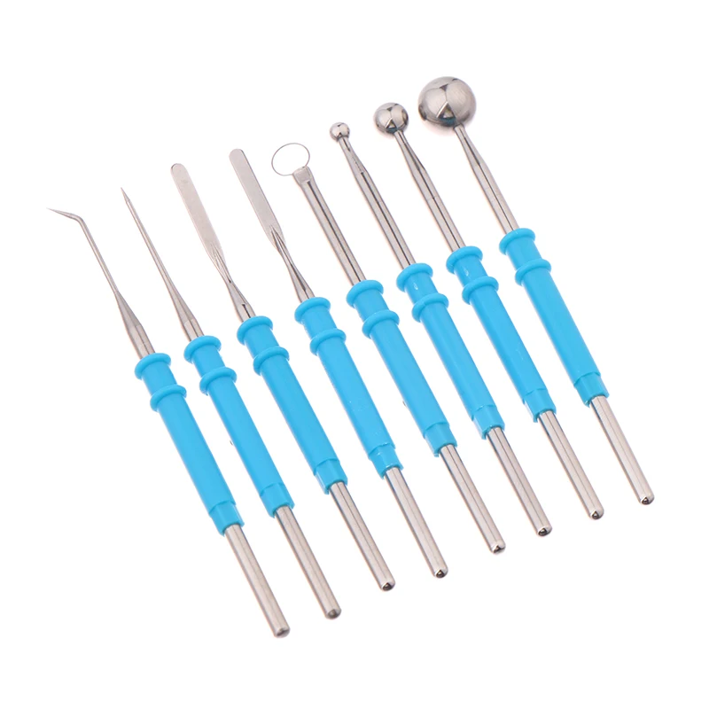 Elettrodo a lama elettrochirurgica per matita da cauterio ESU 70mm * 2.36mm Elettrocauterizzazione per elettrocoagulazione