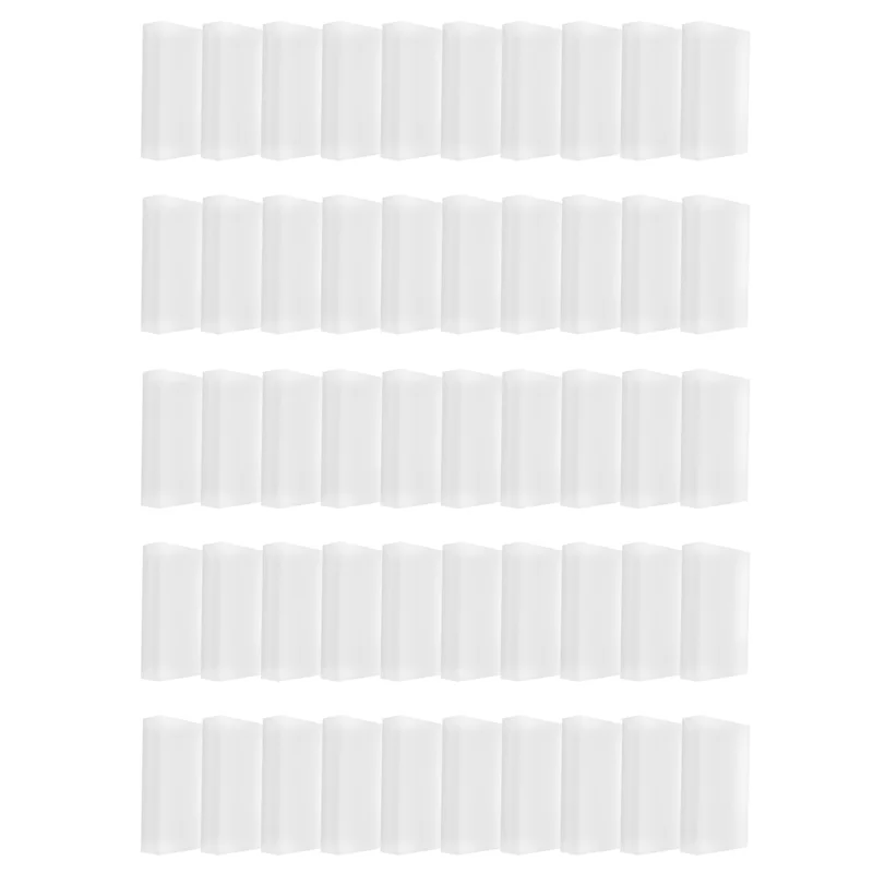 Magic Cleaning Sponges Eraser, Household Sponge Eraser Cleaner Foam Cleaning for Kitchen, Furniture, Car, Leathe (50 Pack)