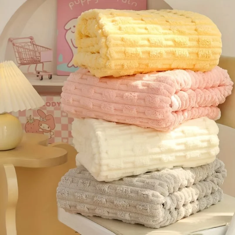 1pc Bath Towel 70x140cm, Coral Velvet Super Soft Wrap Towel, Highly Absorbent Quick-Dry for Bathroom Spa