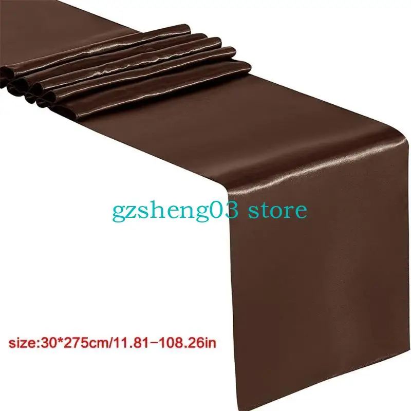 u75c ساتان ساتينات ساترة ساطعة ساطعة 12x108 "لحفلات أنيقة ومآدب زخرفة طاولة المآدب