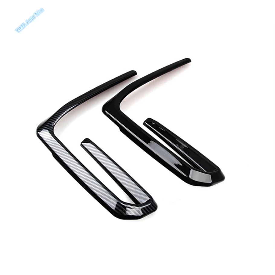 

Carbon Fiber Look Car Styling Front Fog Light Frame Decor Sticker Cover Trim For BMW X5 G05 2022 2023 2024 Exterior Accessories