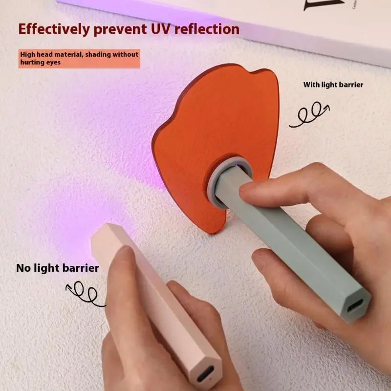 Dispositifs de Salon de manucure, lunettes de protection, déflecteur Anti-lumière bleue en acrylique bloquant la lumière pour lampe UV des ongles, accessoires d'outils de manucure