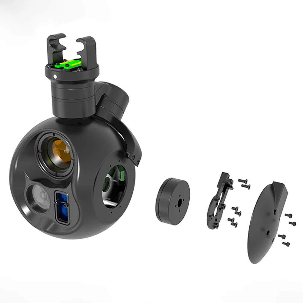 INYYO-Q103 4K40x Infrarot-Laser-Entfernungspositionierung fotoelektrischer Pod AI-Tracking