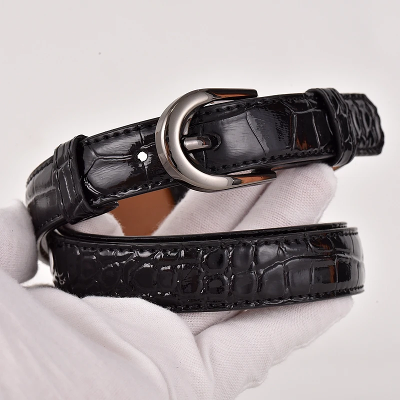 

New Simple Needle Buckle Fashion Women's Belt Light Luxury Crazy Decoration Jeans Stone Pattern Candy Color Thin Belt Women