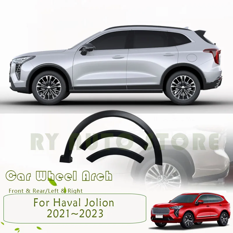 

For Haval Jolion 2021 2022 2023 Car Wheel Opening Flare ABS Wheel Guard Opening Molding Fenders Mudguard Arches Auto Accessories