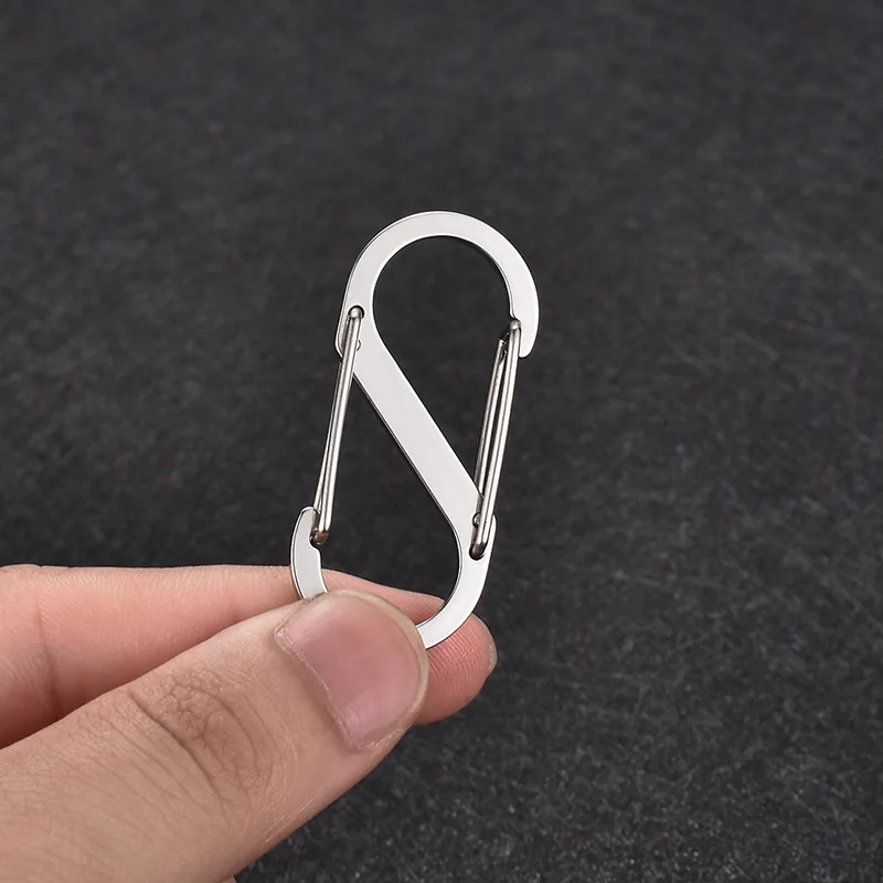 

10pcs Metal S-shaped Double-head Opening and Closing Connection Spring Buckle Decorative Fixed Buckle Accessory