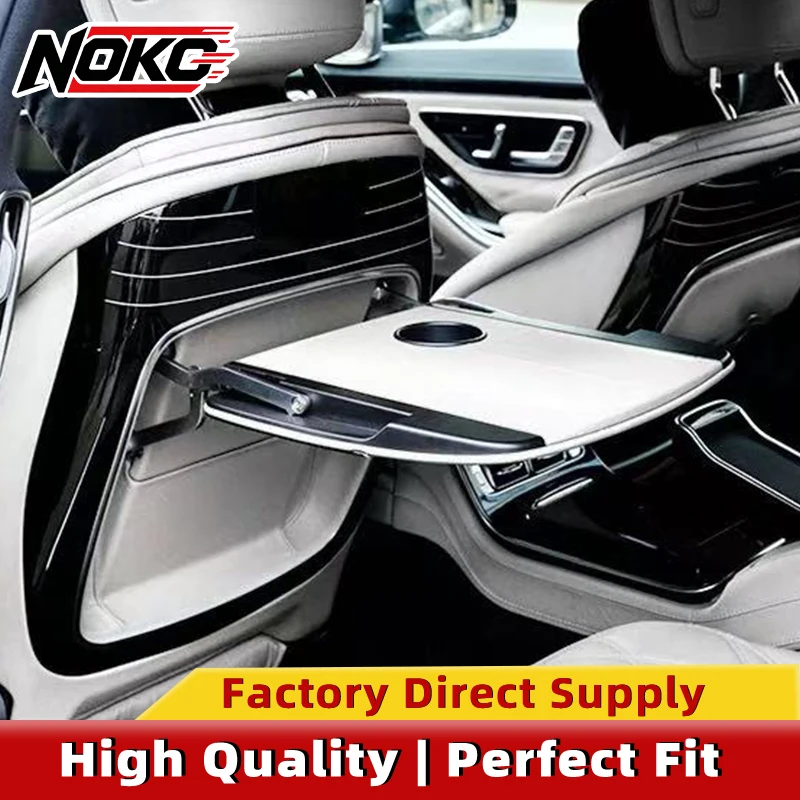 Electric Rear Seat Back Table, Motorized Foldable Seat Back Storage Tray for Mercedes-Benz S-Class W223 Premium Car