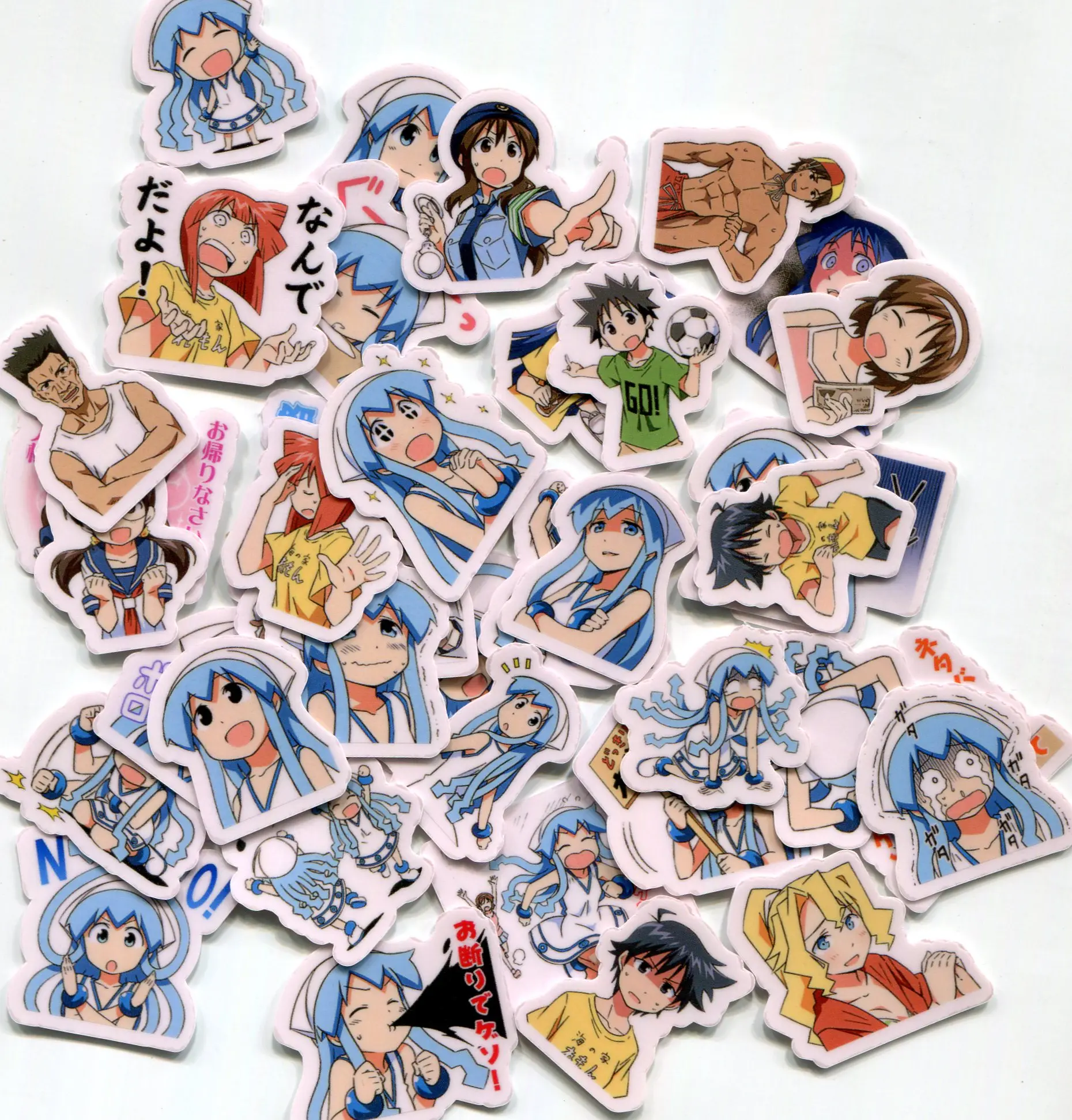 

Ika Musume Nagatsuki Sanae 40 шт. Наклейка 2-3 см Z 1461